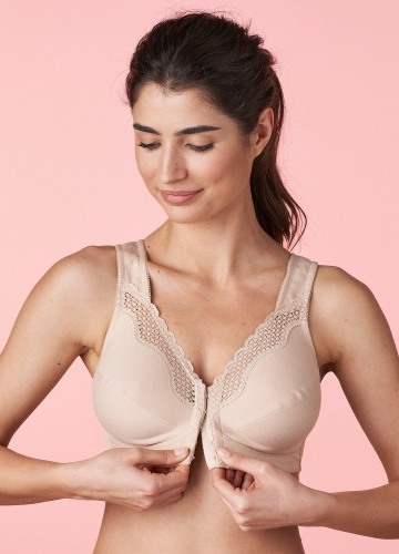 Podprsenka Posture Control se zapínáním vpředu, bez kostic