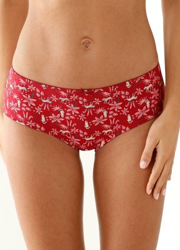 Sada 4 sladěných kalhotek shorty s potiskem pantera