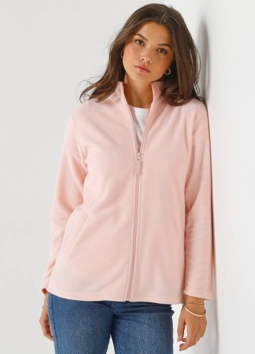 Fleecová mikina na zip