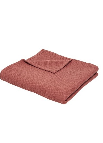 Žabičkovaný pléd nebo přehoz na pohovku, bavlna