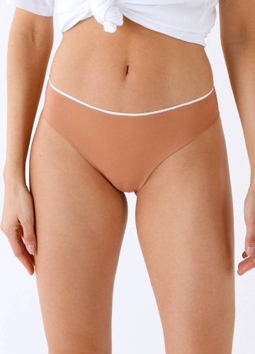 Sada 2 bezešvých kalhotek midi s vysokým pasem z mikrovlákna