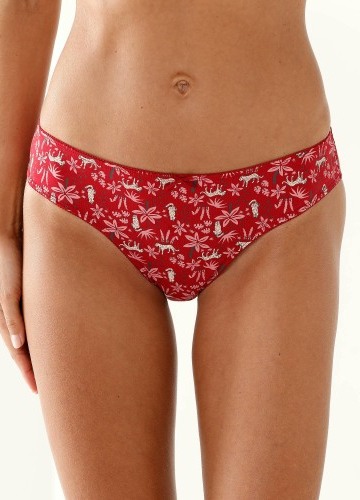 Súprava 4 zladených midi nohavičiek s potlačou pantera