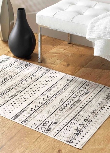 Koberec s berberským motivem, efekt opotřebení