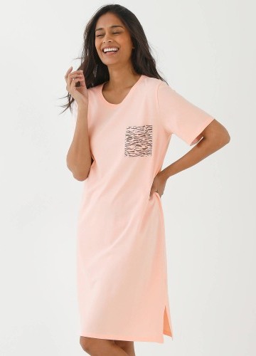 Sada 2 nočních košil s potiskem zvířecí srsti