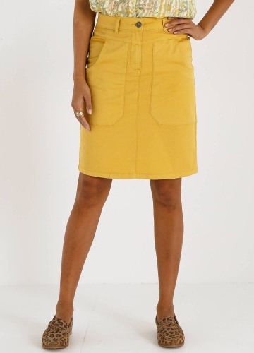 Rovná keprová sukně