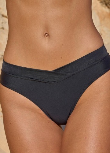 Jednobarevné plavkové kalhotky midi Solaro