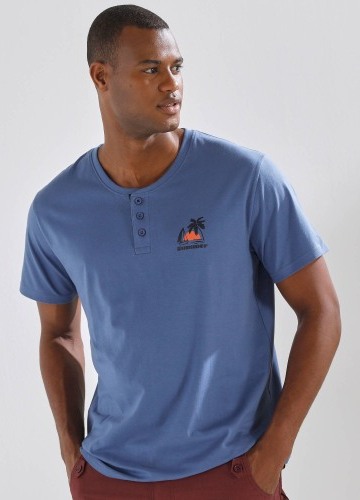 Súprava 2 tričiek s tuniským výstrihom a krátkymi rukávmi