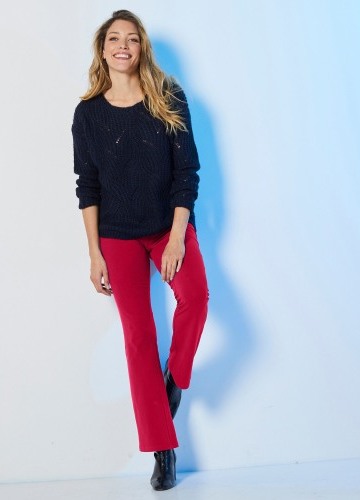 Bootcut legíny s pružným pasem