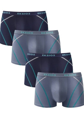 Sada 4 boxerek s kontrastním prošitím