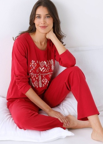 Pyžamo s kalhotami a potiskem