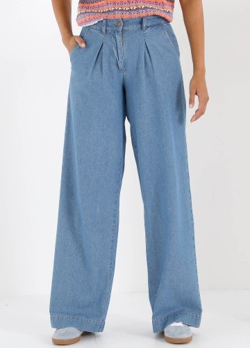 Široké vzdušné džínsy