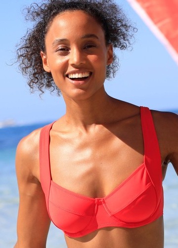 Plavková balkónová podprsenka s kosticemi Solaro