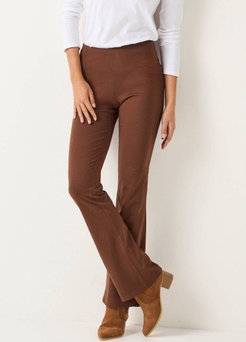 Bootcut legíny s pružným pasem