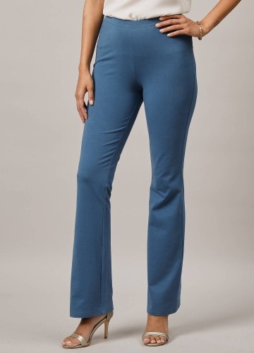 Bootcut legíny s pružným pasem