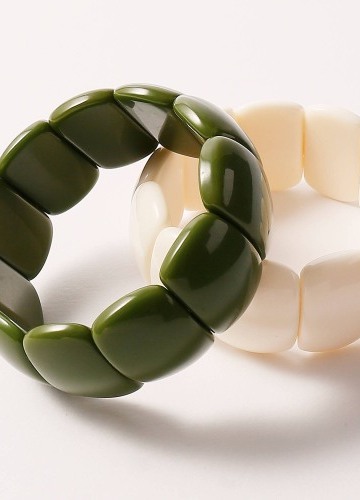 Sada 2 pružných náramků