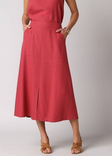 Dlouhá sukně s rozparkem