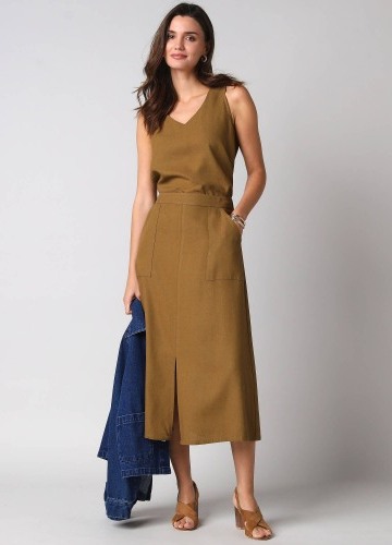 Dlouhá sukně s rozparkem