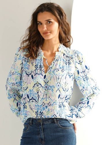 Halenka se žabičkováním a potiskem