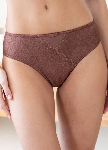 Sada 2 kalhotek midi z čipky a tylu Guspini zn. Confidence Lingerie®