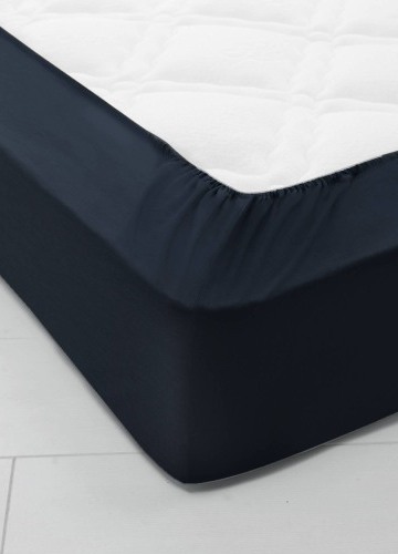 Bavlnená jednofarebná napínacia plachta zn. Colombine® s hĺbkou rohov 32 cm