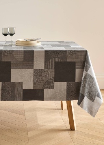Voskovaný ubrus s patchwork vzorem