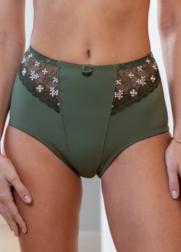 Stahující kalhotky Caminata zn. Confidence Lingerie® z mikrovlákna a vyšívaného tylu