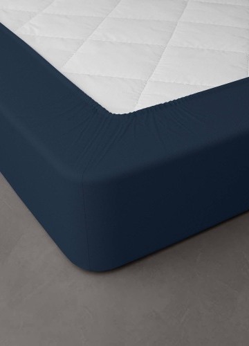 Jednofarebná napínacia plachta zn. Colombine® z džerseja s hĺbkou rohov 40 cm