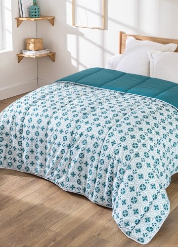 Přikrývka s potiskem mozaiky, mikrovlákno 400g/m2