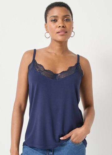 Top s výstřihem do V s nastavitelnými ramínky