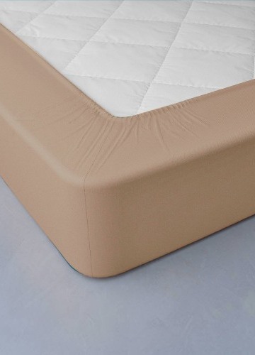 Jednofarebná napínacia plachta zn. Colombine® z džerseja s hĺbkou rohov 40 cm