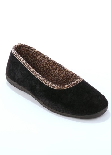 Domáce baleríny s leopardími detailmi