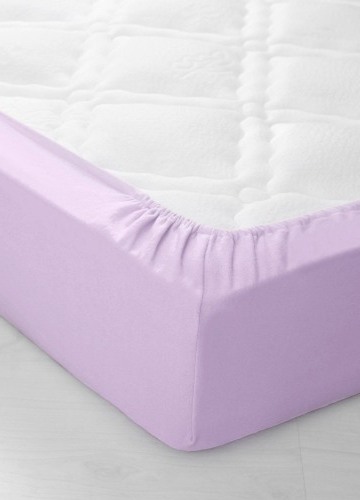Jednobarevné napínací prostěradlo, flanel, hloubka rohů 32 cm