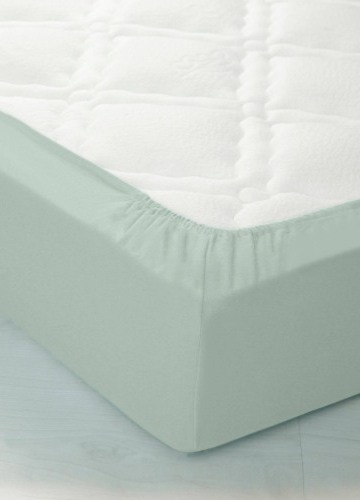 Jednofarebná napínacia plachta, flanel, hĺbka rohov 32 cm