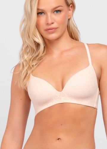 Diskrétní podprsenka s tvarovanými košíčky Secret Lace Dorina, bez kostic