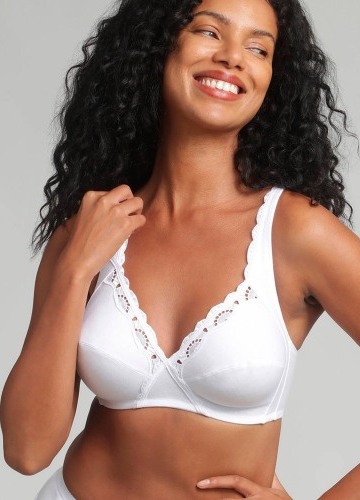 Polovyztužená podprsenka Cotton support Playtex®, bez kostic