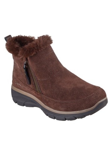 Nízke čižmy RELAXED FIT EASY GOING COOL ZIP Skechers® s umelou kožušinou