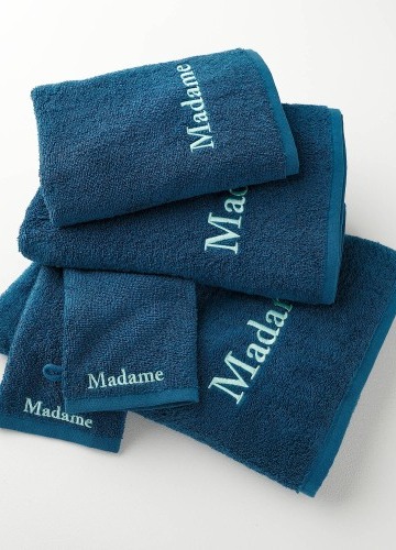 Kolekcia kúpeľňového textilu zn. Colombine®, 420g/m2 s výšivkou MADAME