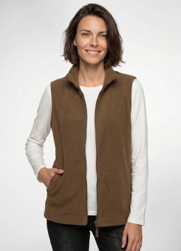 Fleecová vesta na zips