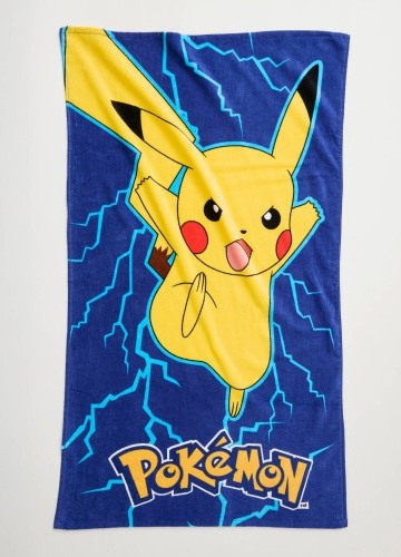Dětská osuška Pokémon®, froté a velur 320g/m1
