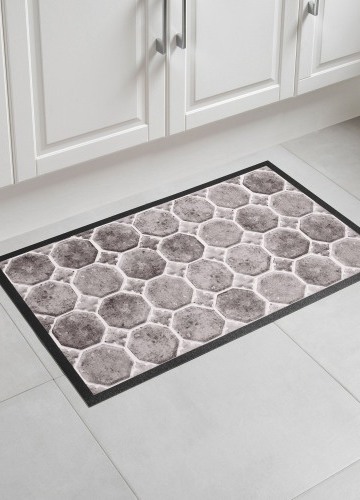 Vinylový koberec s efektem terakotových dlaždiček