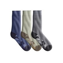 Sada 3 párů ponožek s maskáčovým vzorem