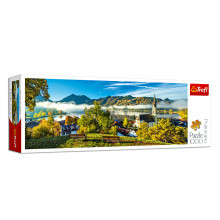 Panoramatické puzzle 1.000 dílů "Schlierské jezero"