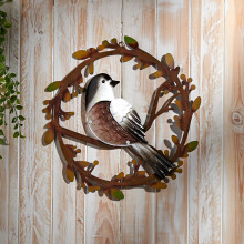 Kovová dekorace "Ptáček"