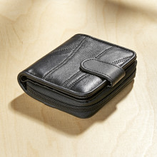 Patchworková kožená peňaženka