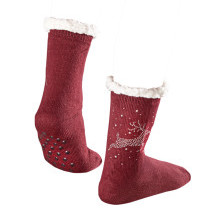 1 pár vánočních ponožek s nopky
