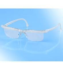 Dioptrické okuliare, transparentná