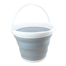 Skládací kbelík kulatý s víkem