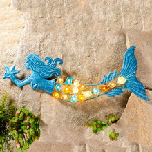 LED nástenná dekorácia "Morská panna".