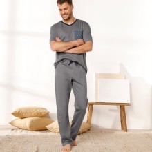 Pyžamové kalhoty, tmavě šedé