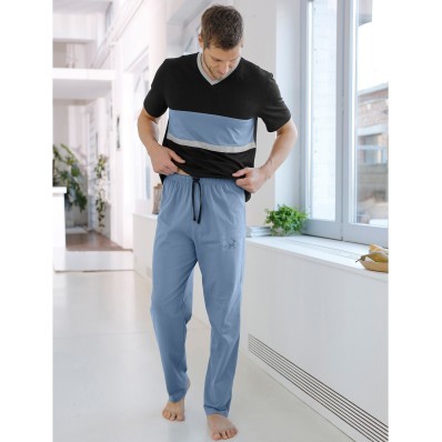 Pantaloni de pijama, albastru marin